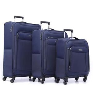 PARA JOHN PJTR3117 Polyester Soft Trolley Luggage Set, NAVY