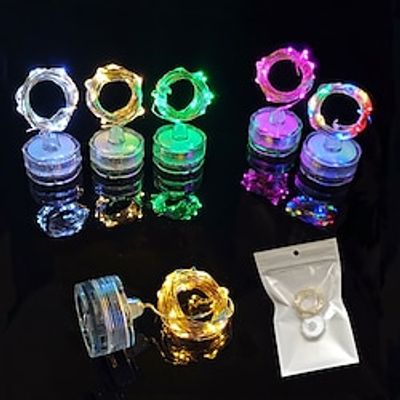 Underwater Light, Waterproof Garland Vase Diving Pool Night Light, Fountain Floating LED Aquarium Fish Tank Party Decoration Light, Thanksgiving Christmas Decoration Lights Lightinthebox