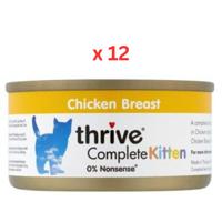 Thrive Complete Wet Kitten Food - 12x75gm