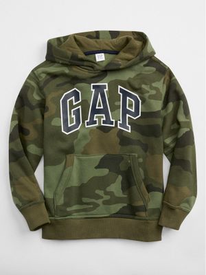 Kids Camo Gap Logo Pullover Hoodie Kids Camo Gap Logo Pullover Hoodie