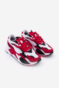 Juniors RS-X³ Super Casual Shoes  White/High Risk Red