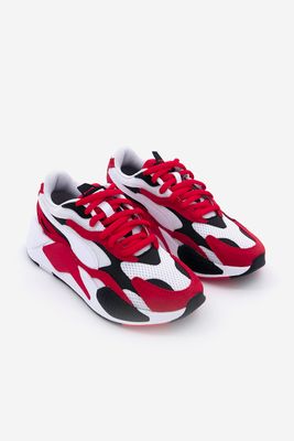 Juniors RS-X³ Super Casual Shoes  White/High Risk Red