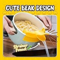 Anti-splash Leak Kitchenware Pots Round Mouth Edge Conductors Duckbill Liquid Conductors Soup Pourer Kitchen Gadgets Lightinthebox - thumbnail