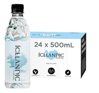 Icelandic Glacial Natural Spring Alkaline Water - 24 x 500ml