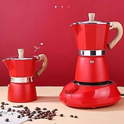 Portable New Moka Pot, Hand Brew Coffee Maker for Home Outdoor Camping miniinthebox Portable New Moka Pot, Hand Brew Coffee Maker for Home Outdoor Camping miniinthebox