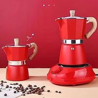 Portable New Moka Pot, Hand Brew Coffee Maker for Home  Outdoor Camping Lightinthebox - thumbnail