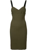 Neil Barrett fitted mini dress - Green