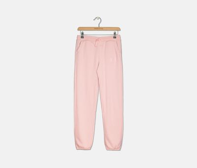 Kids Girls French Terry Logo Jogger Pants  Pink