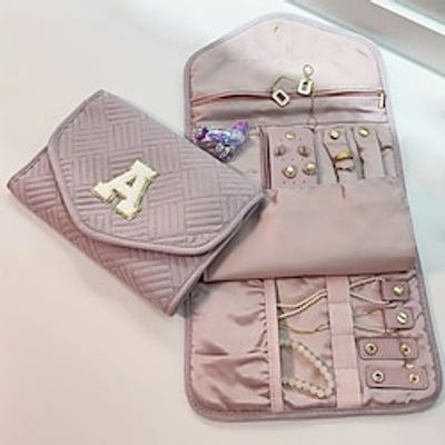 1pc Travel Jewelry Organizer Case Foldable Jewelry Roll for Journey Rings Necklaces Earrings Brooches Bracelets Travel Essentials miniinthebox 1pc Travel Jewelry Organizer Case Foldable Jewelry Roll for Journey Rings Necklaces Earrings Brooches Bracelets Travel Essentials miniinthebox