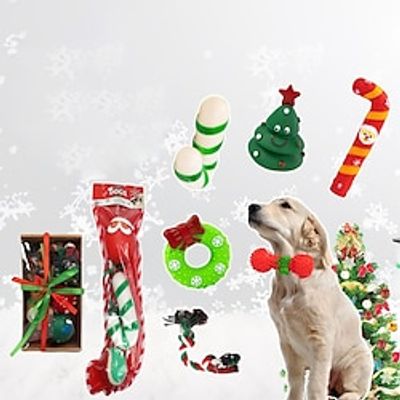 Christmas Pet Toy Gift Box Dog Bite resistant holiday toys Christmas Dog toy set Lightinthebox Christmas Pet Toy Gift Box Dog Bite resistant holiday toys Christmas Dog toy set Lightinthebox
