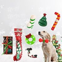 Christmas Pet Toy Gift Box Dog Bite resistant holiday toys Christmas Dog toy set Lightinthebox - thumbnail