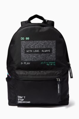 D&G Channel Backpack in Nylon