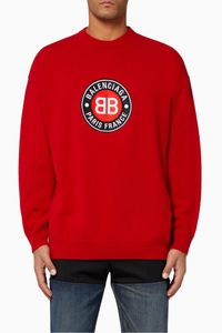 Club Logo Crewneck Sweater in Cashmere & Wool