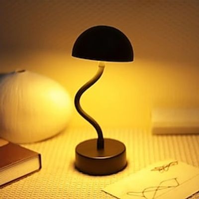 Adjustable Mushroom USB Plug Table Lamp Simple Modern LED Atmosphere Warm Light Restaurant Bedside Night Light Lightinthebox