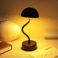 Adjustable Mushroom USB Plug Table Lamp Simple Modern LED Atmosphere Warm Light Restaurant Bedside Night Light Lightinthebox - thumbnail