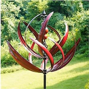 Wind Spinner for Garden and Yard - Large Metal Kinetic Wind Sculptures for Outdoor Decor Lightinthebox