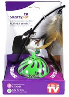 Smartykat Feather Whirl Electronic Motion Ball Cat Toy