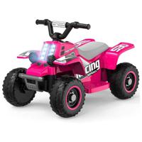 Megastar Ride on 6 v All-Terrain Toddler Atv Cruiser Pink