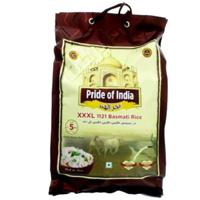 Pride Of India XXXL 1121 Basmati Rice, 5Kg