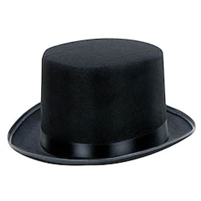 Classic Black Top Hat Perfect for Halloween Costumes, Magician, Steampunk, and Iconic Character Outfits like Stevie Nicks, Mad Hatter, Michael Jackson, and Willy Wonka Lightinthebox
