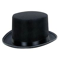 Classic Black Top Hat Perfect for Halloween Costumes, Magician, Steampunk, and Iconic Character Outfits like Stevie Nicks, Mad Hatter, Michael Jackson, and Willy Wonka Lightinthebox - thumbnail