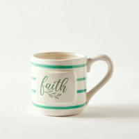 Boston Warehouse Text Embossed Earthware Mug - 470 ml - thumbnail