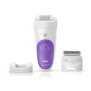 Braun Silk-epil 5-541 | Wet and Dry Cordless Epilator | Shaver head | Trimmer cap | SE5541