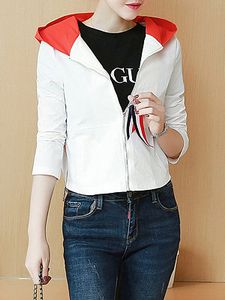 Hooded Color Block Jacket