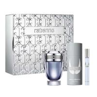Paco Rabanne Invictus 3Pcs (M) Edt 100Ml + Deo Spray 150Ml + Edt 10Ml Travel Spray Set