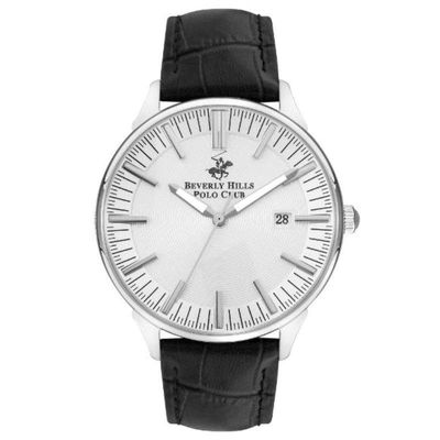 Beverly Hills Polo Club Men's Analog Display Watch & Leather Strap, Dark Blue - BP3342X.399 Beverly Hills Polo Club Men's Analog Display Watch & Leather Strap, Dark Blue - BP3342X.399