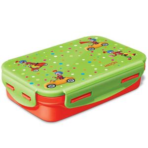 Milton Steely Deluxe Mini Inner Steel Kids Lunch Box 400ml - Motorbike Green MT_STDX_GR