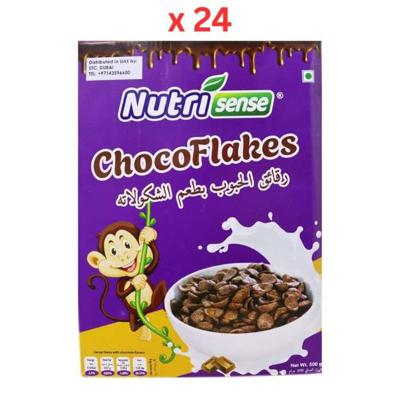 Nutrisense Choco Flakes 500Gm Pack of 24