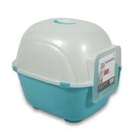 M-PETS Rosetta Cat Litter Box Blue Large (Pack Of 2)