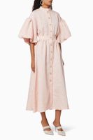 Puff Sleeve Dress - thumbnail