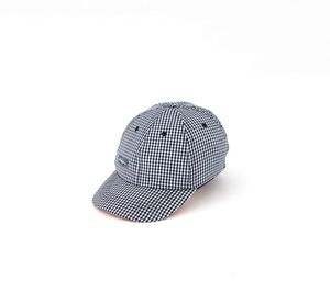 Toddlers Mini Checkered Cap  Navy/White