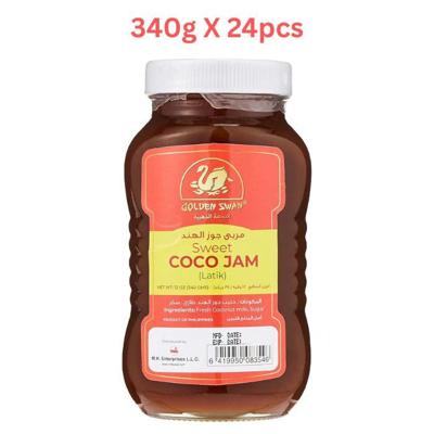 Golden Swan Sweet Coco Jam Latic Alamang 340G (Pack of 24)