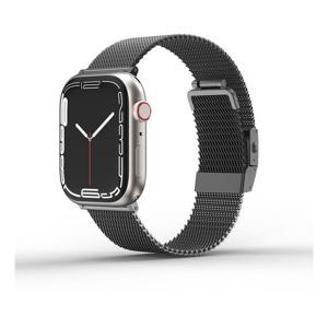 AmazingThing 41mm Titan Metal Milanese Band for Apple Watch Series 7 - Graphite Black