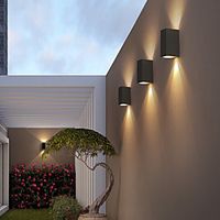 1 Head 2 Heads Outdoor Led Waterproof Top and Bottom Lighting Wall Lamp Modern Minimalist Style Indoor Living Room Aisle Balcony Wall Lamp miniinthebox - thumbnail