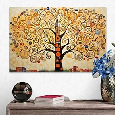 Plants Wall Art Canvas Tree of Life Prints and Posters Plants Pictures Decorative Fabric Painting For Living Room Pictures No Frame miniinthebox