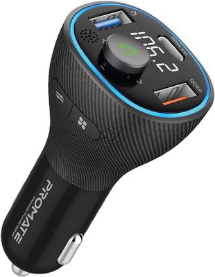 Promate Wireless FM Transmitter, POWERTUNE-38W