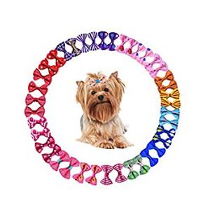 Cute Dog Bows Clips,40Pcs New Puppy Dog Hair Clips for Dog Cat Hair Accessories Pet Grooming (Random Color) Lightinthebox