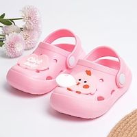 Boys Girls' Sandals Sports  Outdoors Daily Beach PVC Breathability Non-slipping Fashion Sandals Little Kids(4-7ys) Casual Daily Water Shoes LeisureSports Green Rosy Pink Summer Lightinthebox - thumbnail