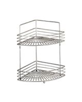 Wenko 2 Tier Bathroom Corner Rack Milano