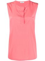 Peserico sleeveless silk tank top - PINK