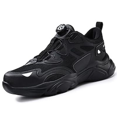 Men's Sneakers Steel Toe Shoes Work Sneakers Safety Shoes Classic Outdoor Office Career Tissage Volant Breathable Comfortable Lace-up Black Spring Fall Lightinthebox Men's Sneakers Steel Toe Shoes Work Sneakers Safety Shoes Classic Outdoor Office Career Tissage Volant Breathable Comfortable Lace-up Black Spring Fall Lightinthebox