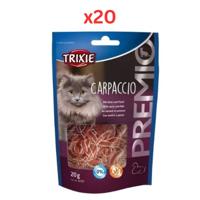 Trixie Premio Carpaccio with Duck and Fish Treats for Cats 20G (Pack of 20)
