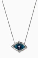 Guardian Diamond & Sapphire Necklace in 14kt White Gold Guardian Diamond & Sapphire Necklace in 14kt White Gold