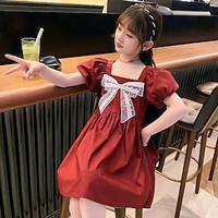 Girls Summer Dress Bow Princess Dress for Children Girls Casual Dresses Kids Dress Lightinthebox