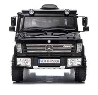 Megastar 12 V License Metallic Mercedes Unimog U500 Truck - Black (UAE Delivery Only)