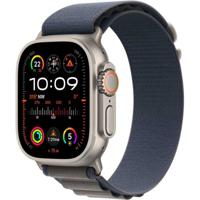 Apple Watch Ultra 2 GPS + Cellular, 49mm Titanium Case with Blue Alpine Loop